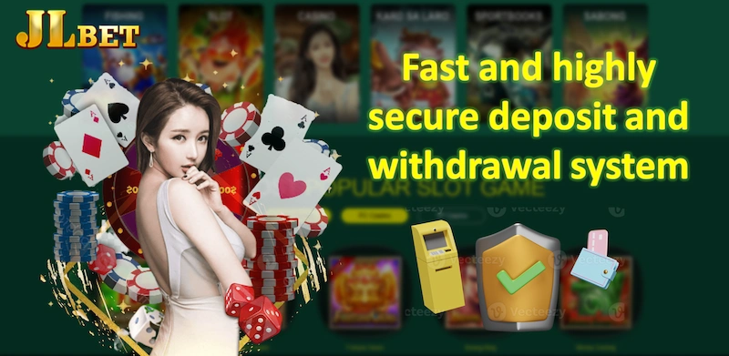 Fast and highly secure deposit and withdrawal system